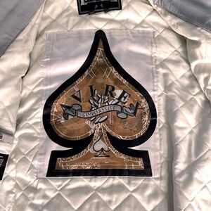 Avirex, Men’s 3XL, authentic leather jacket, vintage, cream color